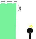 のぼりの視認性